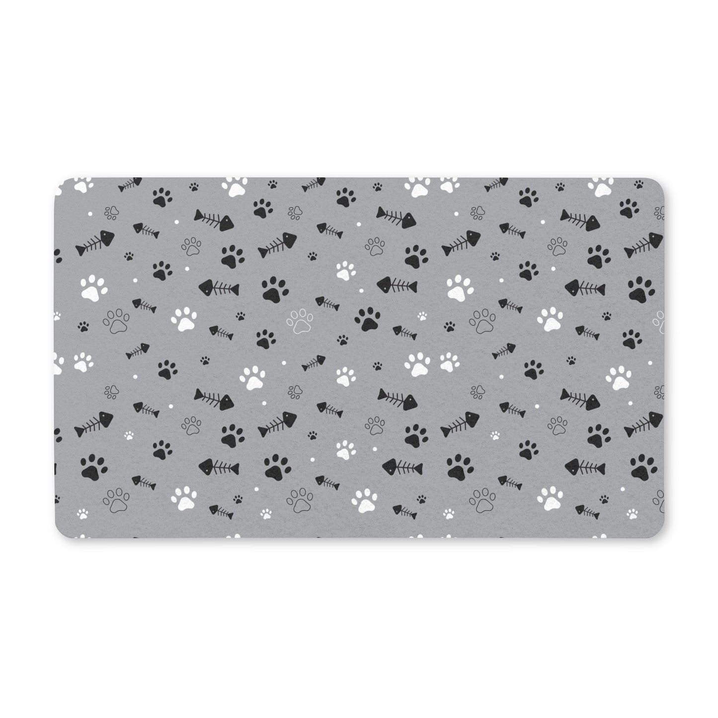 Pet Paw Print Doormat