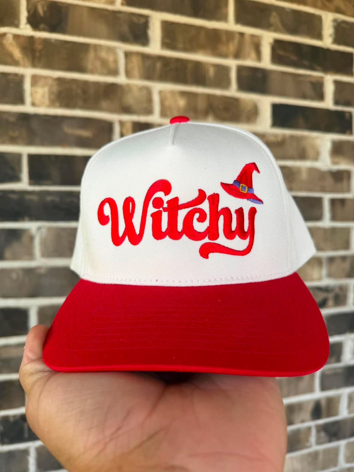 🧙♀️ Witchy Embroidered Halloween Hat | New | Fall Snapback