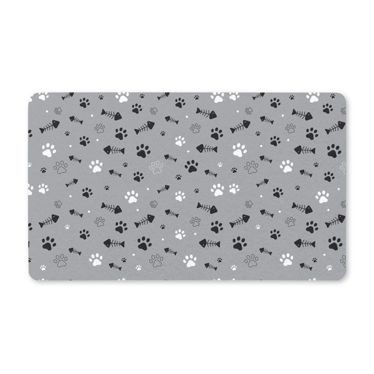 Pet Paw Print Doormat