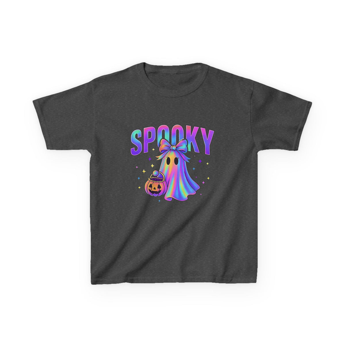 Kids "Spooky" Rainbow Ghost Tee