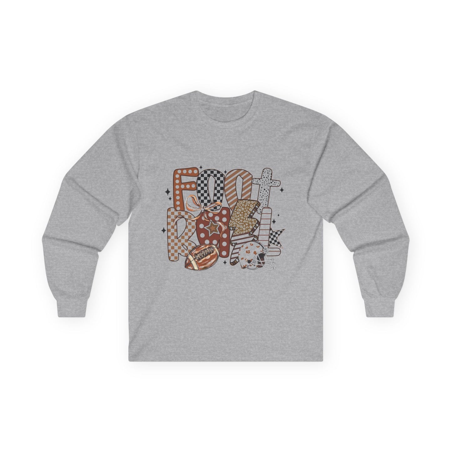 Football Graphic Long Sleeve Tee
