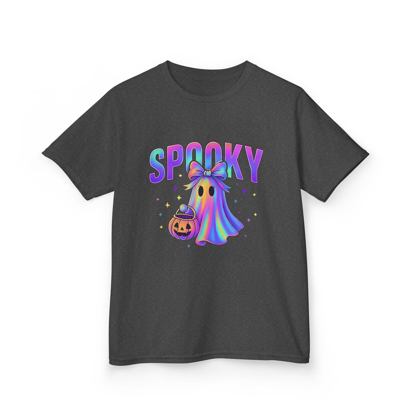 Kids "Spooky" Rainbow Ghost Tee