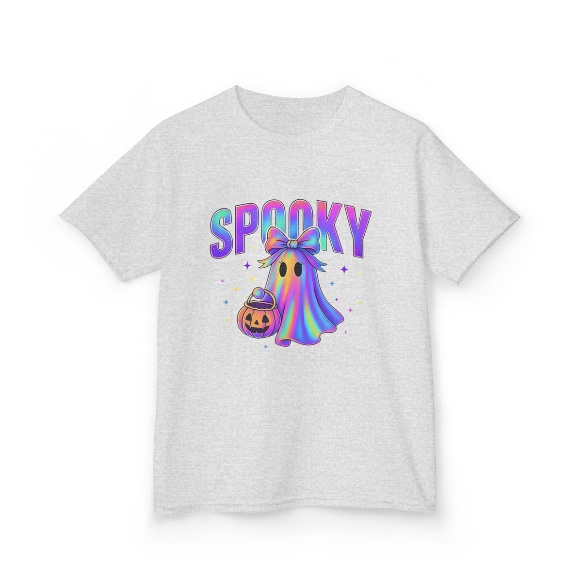 Kids "Spooky" Rainbow Ghost Tee