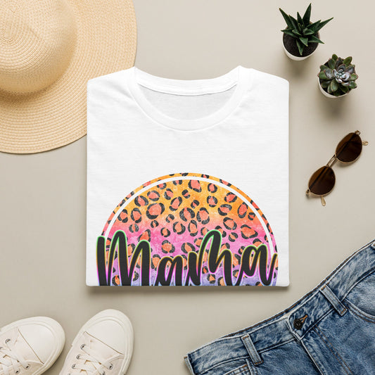 Mama Leopard Rainbow Tee