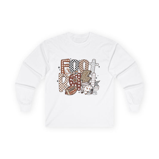 Football Graphic Long Sleeve Tee