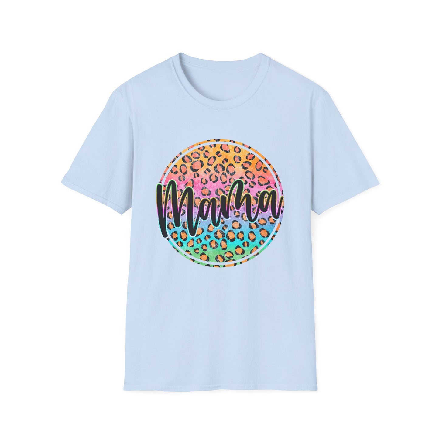Mama Leopard Rainbow Tee