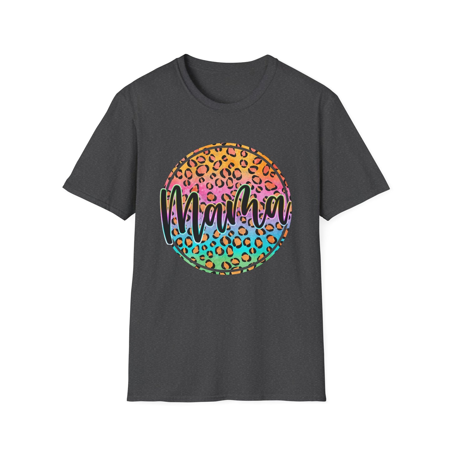 Mama Leopard Rainbow Tee